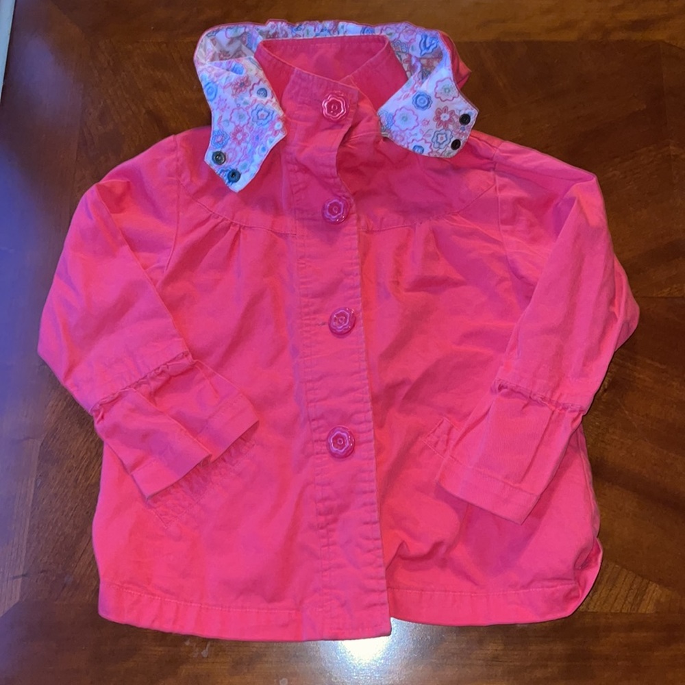 Girl’s Spring Pink Jacket 6-6X GUC